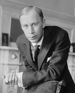 Strange, mysterious, and tragic deaths of classical composers 8 Sergei Prokofiev circa 1918 over Chair Bain