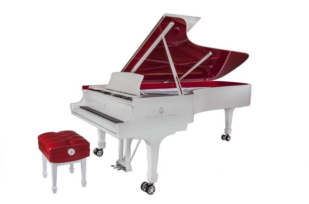 steinway red pops