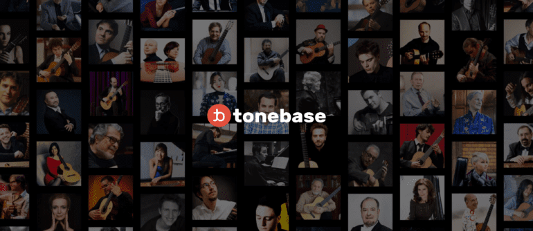 The tonebase platform offers video courses on piano, guitar, violin, and cello.